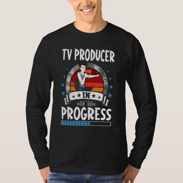 T-shirt Tv Producer In Progress Trainee Student (Devant)