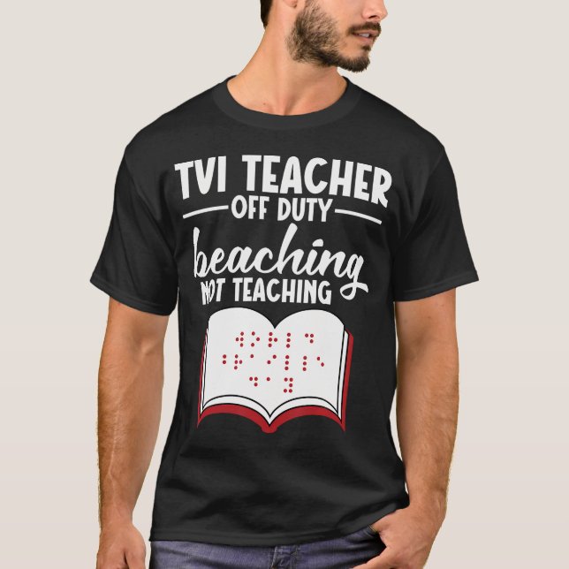 T-shirt Tvi Teacher Appreciation My Heart Visually Impaire (Devant)