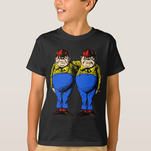 T-shirt Tweedle Dee et Tweedle Dum (Devant)