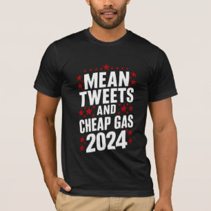T-shirt Tweets Méchants Et Gaz Bon Marché Donald Trump 202