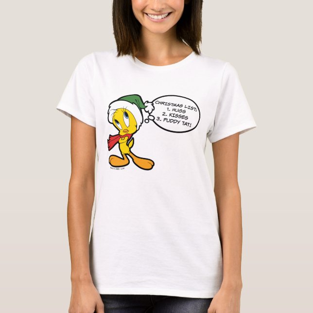 T-shirt TWEETY™ Christmas Thghts (Devant)