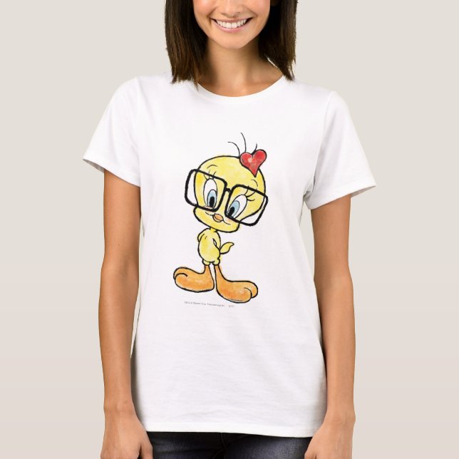 T-shirt TWEETY™ Nerd (Devant)