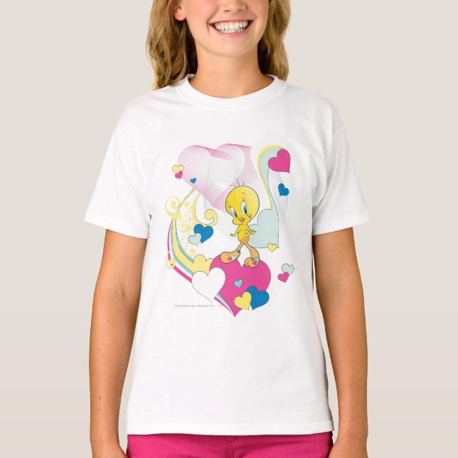 T-shirt TWEETY™ sur le coeur (Devant)