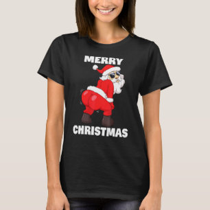 T-shirt Twerking Santa Claus