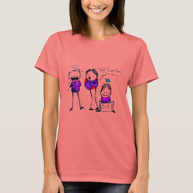 T-shirt TWiN CiTiES JAM - 2016 - (Devant)