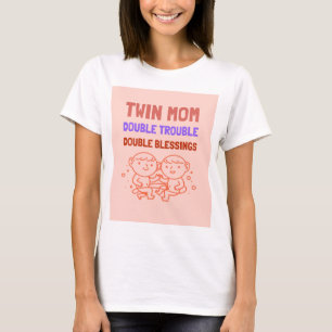 T-shirt Twin Maman