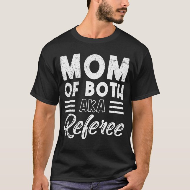 T-shirt twin mom mom 2 kids mother son daughter Mom (Devant)
