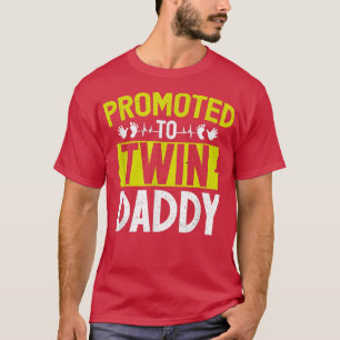 T-shirt Twin Papa promu Grossesse Faire-part bébé Reve