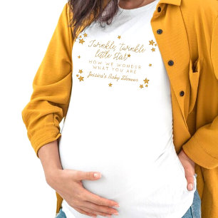 T-shirt Twink, Twinkle Little Star Baby shower