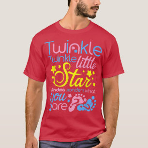 T-shirt Twinkle Little Star Grand-mère se demande ce que v