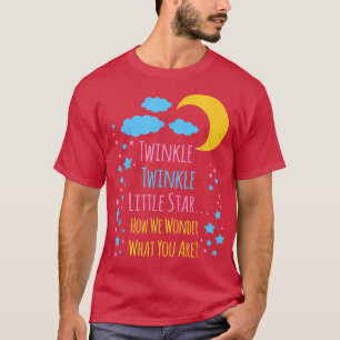 T-shirt Twinkle Twinkle Baby shower Thème Genre Reveillez