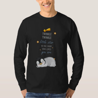 T-shirt Twinkle, Twinkle Little Star Super mignon Penguin