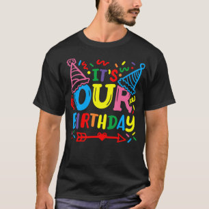 T-shirt Twins Twin C'Est Notre Anniversaire