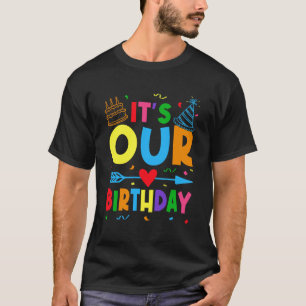 T-shirt Twins Twin C'est notre anniversaire pour Frères So