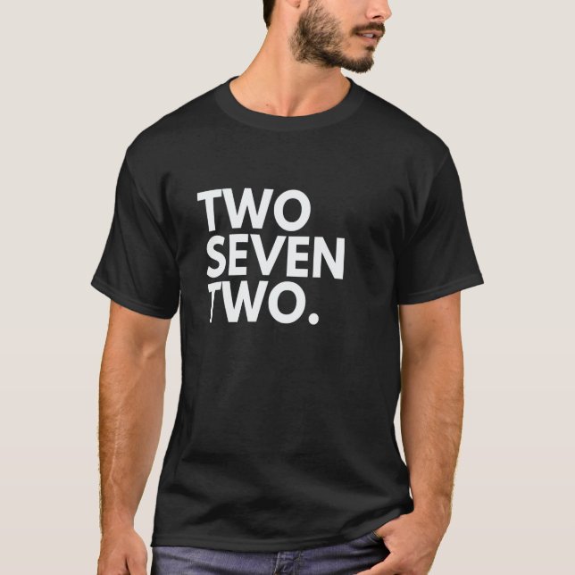 T-shirt TWO SEVEN TWO Area Code 272 Scranton PA Pennsylvan (Devant)