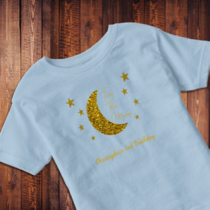 T-shirt Two The Moon 2nd Birthday Toddler