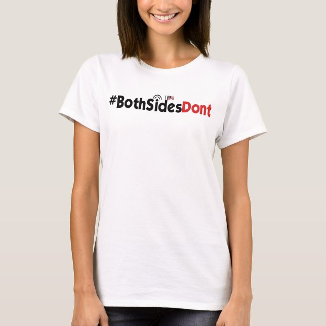 T-shirt #TwoSidesDont - Bella+Canvas Jersey préféré Tee (Devant)