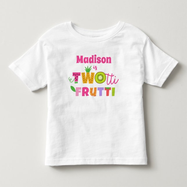 T-shirt TWOtti Frutti 2e anniversaire (Devant)