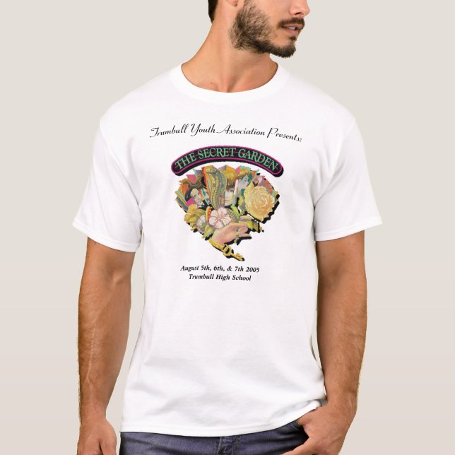 T-shirt TYA : Le jardin secret (Devant)