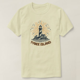 T-shirt Tybee Island Georgia Phare Sunrise
