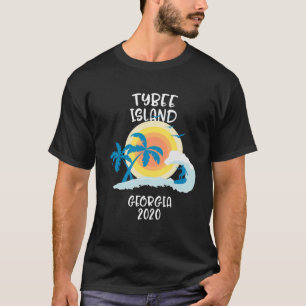 T-shirt Tybee Island Georgia Surf de vacances Plage Famill