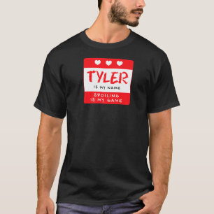 T-shirt Tyler Est Mon Nom Pseudo Personnalisé Alia Personn