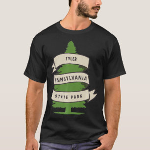 T-shirt Tyler State Park Pennsylvania Forest PA Randonnée 