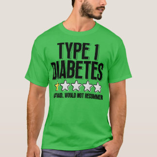 T-shirt Type 1 Diabète 1