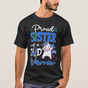 T-shirt Type 1 Sensibilisation Au Diabète Fier Soeur De La
