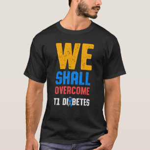 T-shirt Type 1 Sensibilisation au diabète Surmonter T1d Gu