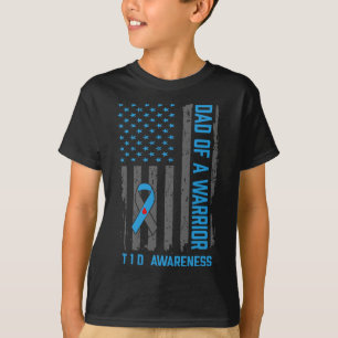 T-shirt Type 1 Sensibilisation au diabète T1D Papa of Warr