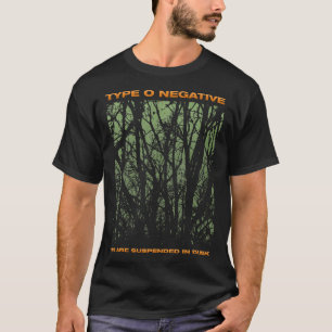 T-shirt Type Arbre Négatif Nous Sommes Suspendus Dans L'Ar