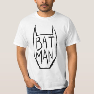 T-shirt Type Batman en tête