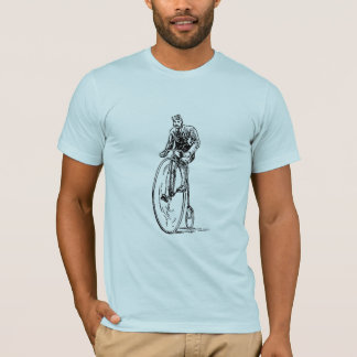 T-shirt Type de bicyclette de vélo de quart de penny de