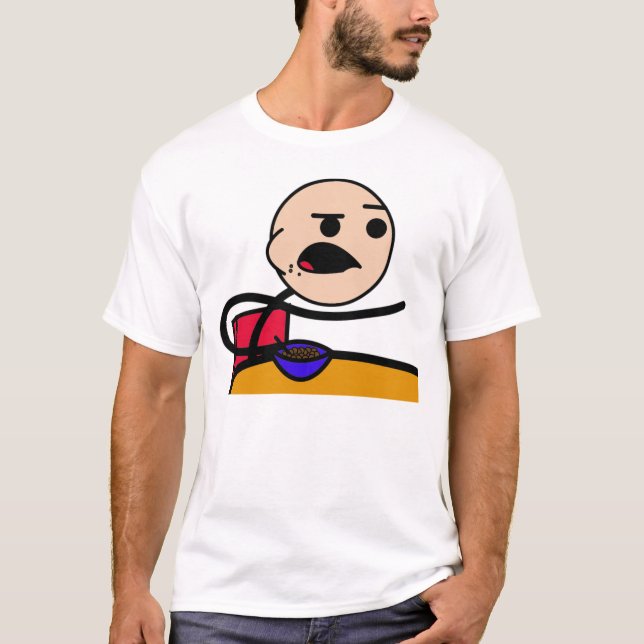T-shirt Type de céréale en couleurs ! (Devant)