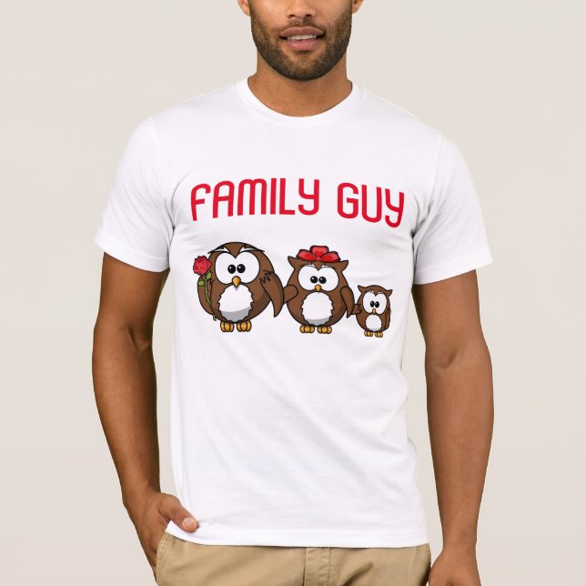 T-shirt Type de famille (Devant)