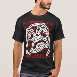 T-shirt Type de rage