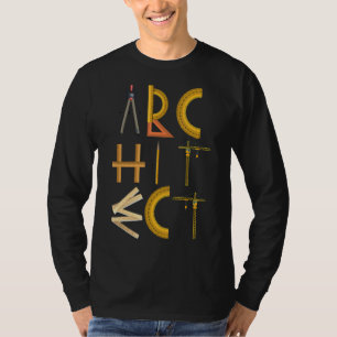 T-shirt Type D'Outils Achitect Structure Architech