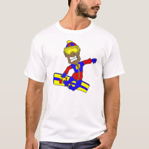 T-shirt Type jamais trop vieux de surf des neiges