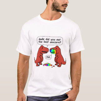 T-shirt type vous avez mangé la dernière licorne