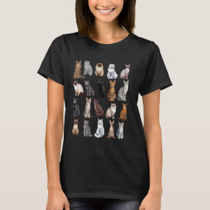 T-shirt Types de Chartre éducative des races de chats Guid