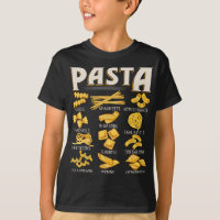 Types de pâtes - Aliments italiens Pasta Lover Foo
