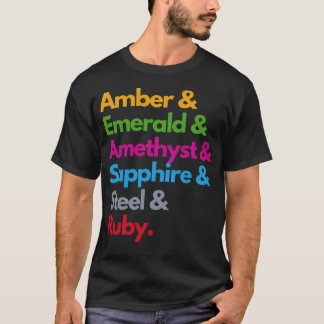 T-shirt Types d'encre Liste Conception pour Lorcana Card F