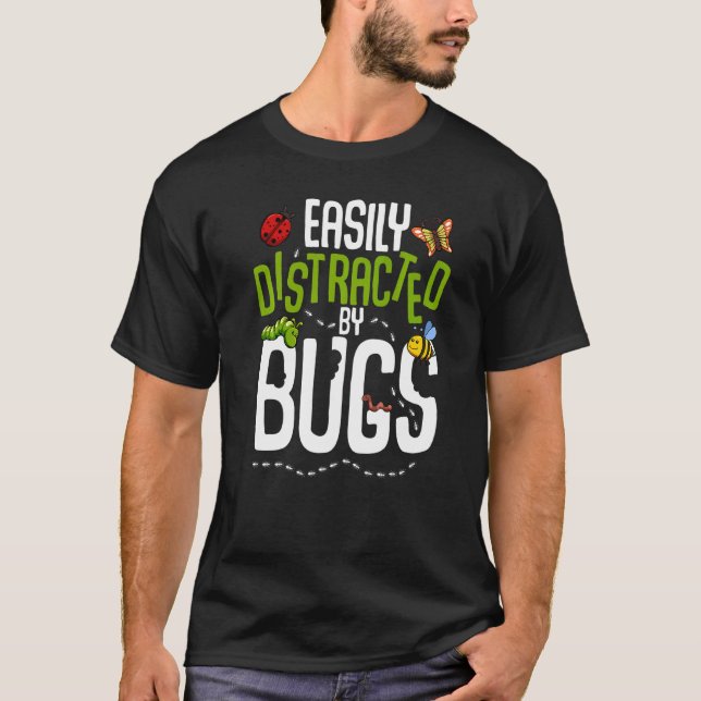 T-shirt Types d'insectes Biologie Science des bogues Natur (Devant)