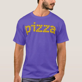 T-shirt Typographie alimentaire de pizza