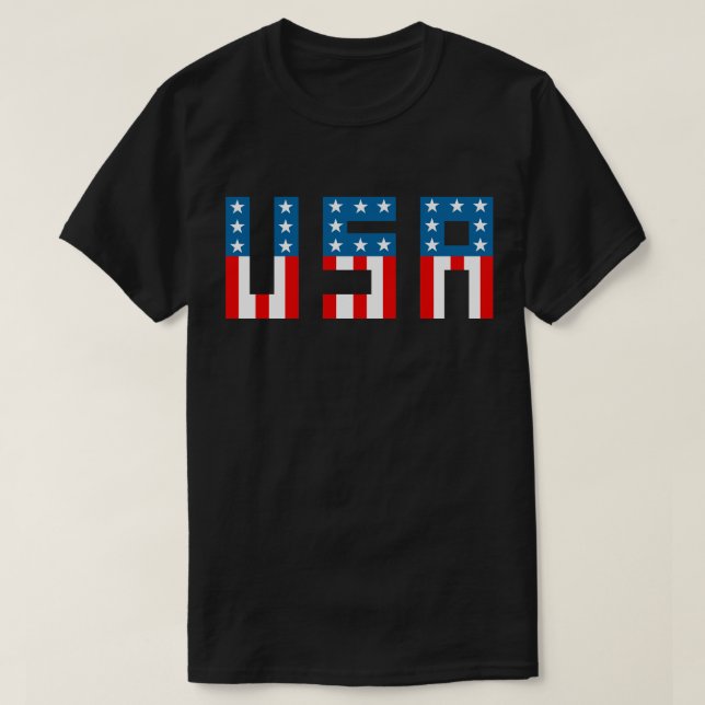 T-shirt Typographie américaine (Design devant)