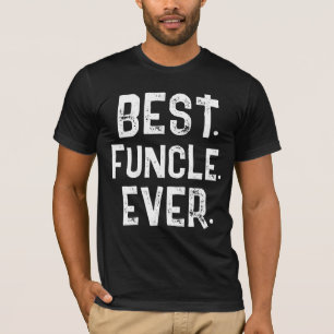 T-shirt TYPOGRAPHIE BLANCHE FUNCLE LE MEILLEUR Tendance