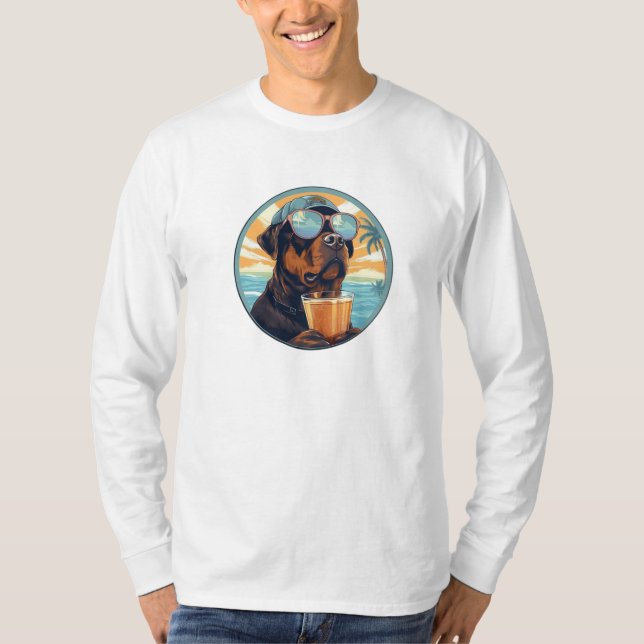 T-shirt Typographie Cool simple et moderne Nom et photo (Devant)