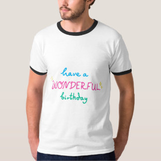 T-shirt Typographie de citations d'anniversaire