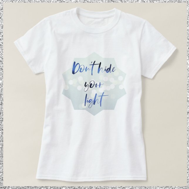 T-shirt Typographie de devis positive (Créateur téléchargé)